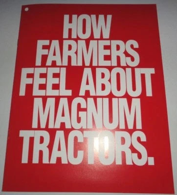 * Case IH International 7100 Series Magnum Tractor Brochure 7110 7120 7130 7140 - Image 1 of 3