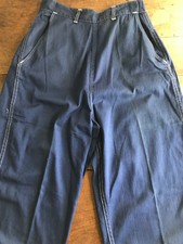 New listing
Vintage 1940s 1950s Womens High Waisted Side Zipper Cullotes Pants Jeans