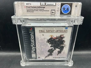 Final Fantasy Anthology BLACK LABEL PS1 WATA 9.4 A+ FACTORY SEALED VGA - Picture 1 of 6