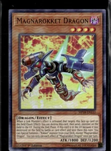 Yugioh Magnarokket Draagon 1st Edition Mp18 Holo LP - Picture 1 of 2