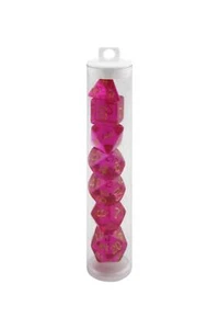 Royal Guard Purple Transparent Polyhedral Dice Set - Picture 1 of 2