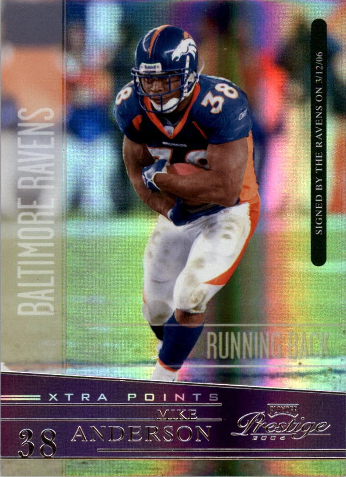 2006 Playoff Prestige Xtra Points Purple #48 Mike Anderson /75 - NM-MT - Image 1 of 1