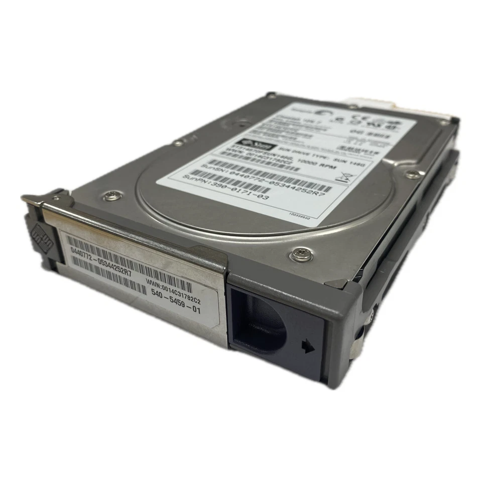 Sun 540-5459 Hard Disk Drive 146GB 10K FC-AL w/Spud Bracket for V490 V890 - Image 1 of 4