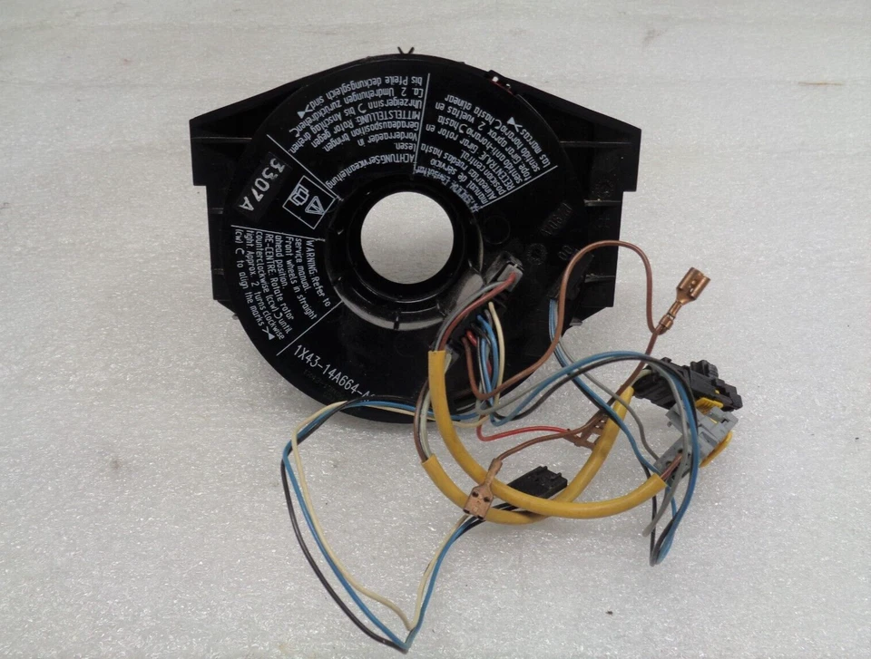 2002-2008 Jaguar X-Type coluna de direção relógio mola fabricante de equipamento original DK806358 - Imagem 1 de 4