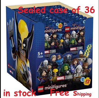 LEGO Marvel Series 2 Sealed Case of 36 Collectible Minifigures 71039 IN STOCK - Image 1 of 4