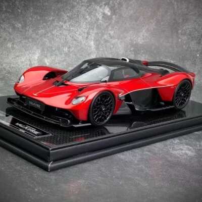 Frontiart 1/18 Aston Martin Valkyrie Supercar Model Met. Candy Red F106-77 LE300 - Image 1 of 4