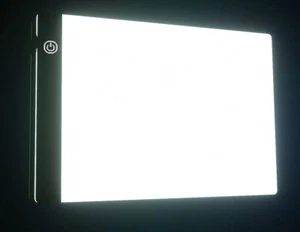 Small A5 Ultra-Thin Portable LED Tracing Light Box Dimmable Tracer Pad Board ... - Picture 1 of 9