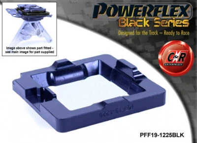 Powerflex Black Gearbox Mount Insert Fits Volvo C30 (2006 - 2013) PFF19-1226BLK - Image 1 of 4