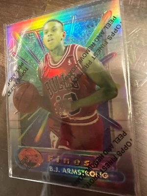 B.J.Armstrong Basketball card Finest - Image 1 of 2