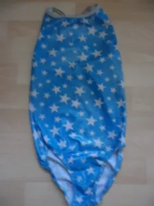 Milano Blue and Silver Star Leotard Approx 28"/30" Chest - Picture 1 of 2