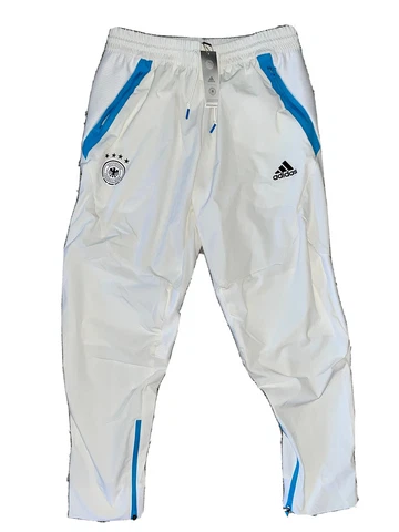 ADIDAS MEN'S GERMANY SOCCER TEAM ISSUED GAME DAY TRAVEL PANTS WORLD CUP SIZE XL Cover