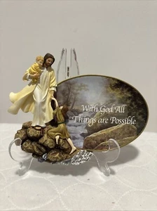 Bradford Exchange With God Everything Is Possible Collectors Plate - Picture 1 of 2