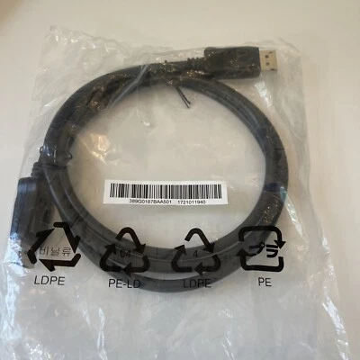 Bizlink Display Port DP Computer Cable, 6 Feet, 4k Ready - New - Image 1 of 3