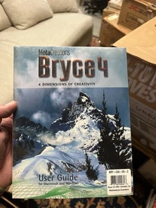 Sealed MetaCreations Bryce 4 3D Software for Mac & Windows - Vintage New in Box - Afbeelding 1 van 4