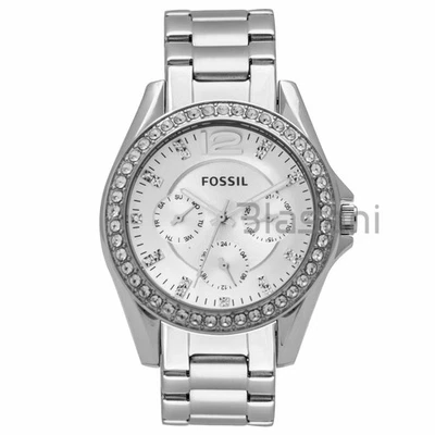 Fossil ES3202 Women's Riley Quartz SilverStainless Steel Watch 38mm - Image 1 of 4