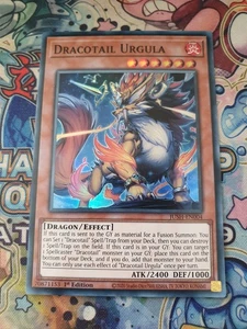 Yu-Gi-Oh! Dracotail Urgula JUSH-DE004 1. Auflage Super Rare - Bild 1 von 1