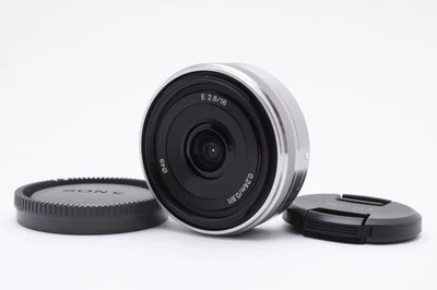 Sony E 16mm F/2.8 SEL16F28 E-mount lente gran angular USADA en JAPÓN... - Imagen 1 de 4