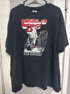 Camiseta 2007 Lower Class Brats Ultra Violence para hombre 2XL Punk Rock ¡Oi! - Imagen 1 de 9