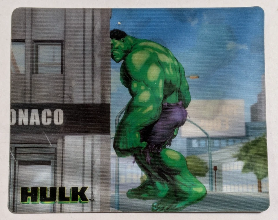 2003 Marvel / Taco Bell / Universal - Hulk Hologram Card 3 of 4 - Image 1 of 2