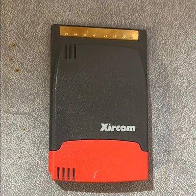 Xircom Black and Red PC Card10/100 Ethernet +56 k modem - Image 1 of 4