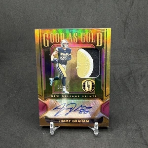 2024 NFL Gold Standard - Good As Gold Jimmy Graham Patch Auto Rose Gold 1/24 - Picture 1 of 2