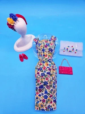 复古 Barbie On The Go 花朵鞋 完整 状况完好! — 第 1/4 张图片