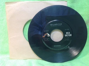 JIm Reeves - Am I Losing You / He'll Have to Go - RCA 7" 45 RPM Record - Picture 1 of 3