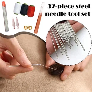 Sewing Tool Set, Needles Thread Hand Repair Tools, DIY Hand Made Crafts Set NEW - Bild 1 von 19