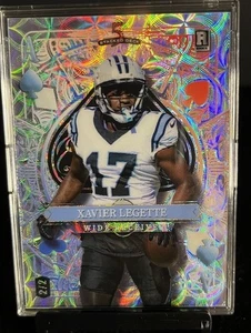 2024 Wild Card 5 Card Draw Stacked Deck Xavier Legette RC Silver 2/2 Panthers - Bild 1 von 2