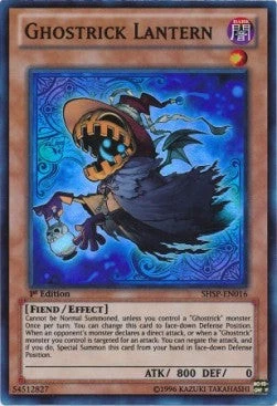 YuGiOh Ghostrick Lantern SHSP-IT016 Super Rare Italienisch NM unl. - Bild 1 von 2
