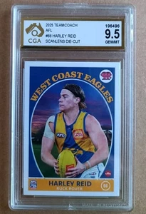 Harley Reid Scanlens Teamcoach 2025 - #66 - CGA 9.5 GEM MINT not PSA - Picture 1 of 2