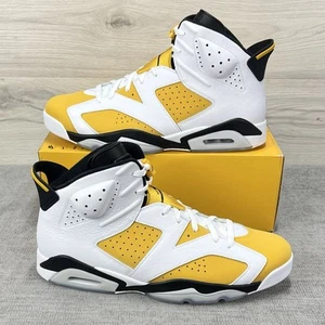 Air Jordan 6 Retro White Yellow Ochre Black New CT8529-170 Men's Size 17 - Picture 1 of 10