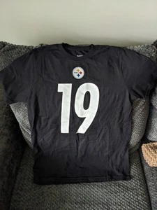 The Nike Tee - Juju Smith-Schuster #19 Pittsburgh Steelers YOUTH LARGE - Picture 1 of 9