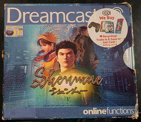 Shenmue (Sega Dreamcast, 1999)-Good condition some minor cosmetic damage