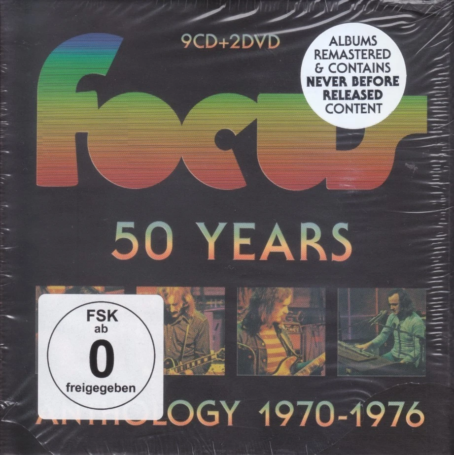 FOCUS - 50 Years - Anthology 1970-1976 (9 CD + 2 DVD Box-Set) !!! - Bild 1 von 2