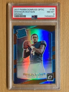 Donruss Optic 2017 - clasificación Rookie Deshaun Watson #195 Bronze Prizm (RC) - Imagen 1 de 2