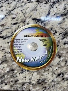 Vintage Rand McNally New Millennium World Atlas Deluxe CD-ROM for Windows - Picture 1 of 2