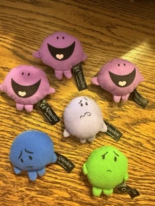 Lot Of 6 Kimochis Feelings Emotions Plush Faces Round Bodies Replacements Dolls - Picture 1 of 4