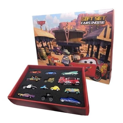 Disney Pixar Cars Brinquedos Caixa de Presente Conjunto 1:55 8~17PACOTES Aviões e Carro McQueen Diecast - Imagem 1 de 4