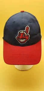 MLB Cleveland Indians Embroidered Mens Baseball Hat Cap Adjust Size V. Clean - Picture 1 of 9