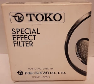 ViNTAGE TOKO SPECiAL EFFECTS 62mm STAR 6 CAMERA OBJEKTIV FiLTER mit BOX MADE IN JAPAN - Bild 1 von 5