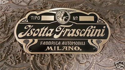 Медальон кузовостроителей автомобилей Isotta Fraschini 1905 - 1935 Stutz и другие марки  - Изображение 1 из 4