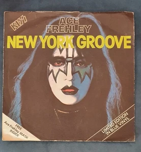 Ace Frehley - New York Groove Rare Blue 7" Vinyl (NO MASK) - Picture 1 of 4