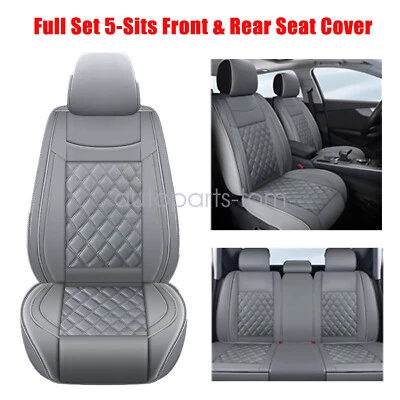 For ACURA RDX 2008-2023 PU Leather Car 5-Seat Covers Front Rear Cushion Pad - Image 1 of 4