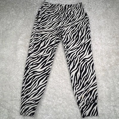 Cabi ATC Zebra Jogger Pants Womens Medium FLAWS - Image 1 of 4