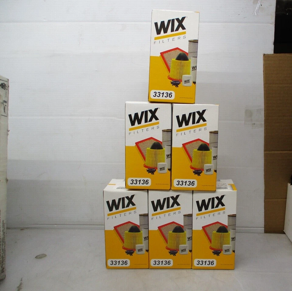 Filtro de combustible Wix 33136 FUNDA COMPLETA CANTIDAD-6 Foto 1 de 3
