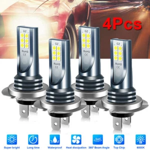 Kit de bombillas LED H7 haz alto o bajo 6500K súper blancas 20000LM 2x - Imagen 1 de 10