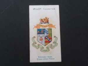 Wills - Borough Arms 4th / Fourth Series (1905) - # 169 Stoke Upon Trent - Picture 1 of 2