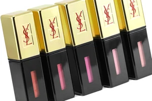 YSL Yves Saint Lauren *19* Rouge Pur Couture Glossy Stain - Picture 1 of 2
