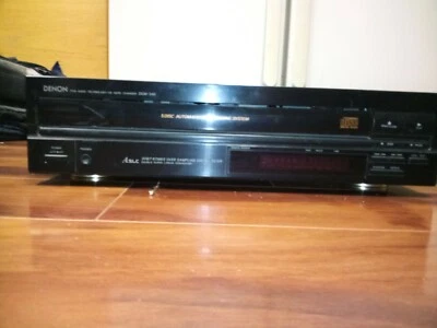 DENON DCM-340 COMPACT DISC PLAYER 5-DISC CD CHANGER VINTAGE 1994 w/ REMOTE! - Image 1 of 4